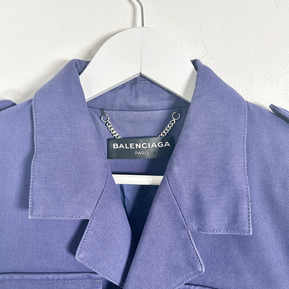 Balenciaga SS17 'Eisenhower' Cropped Military Jacket Size S