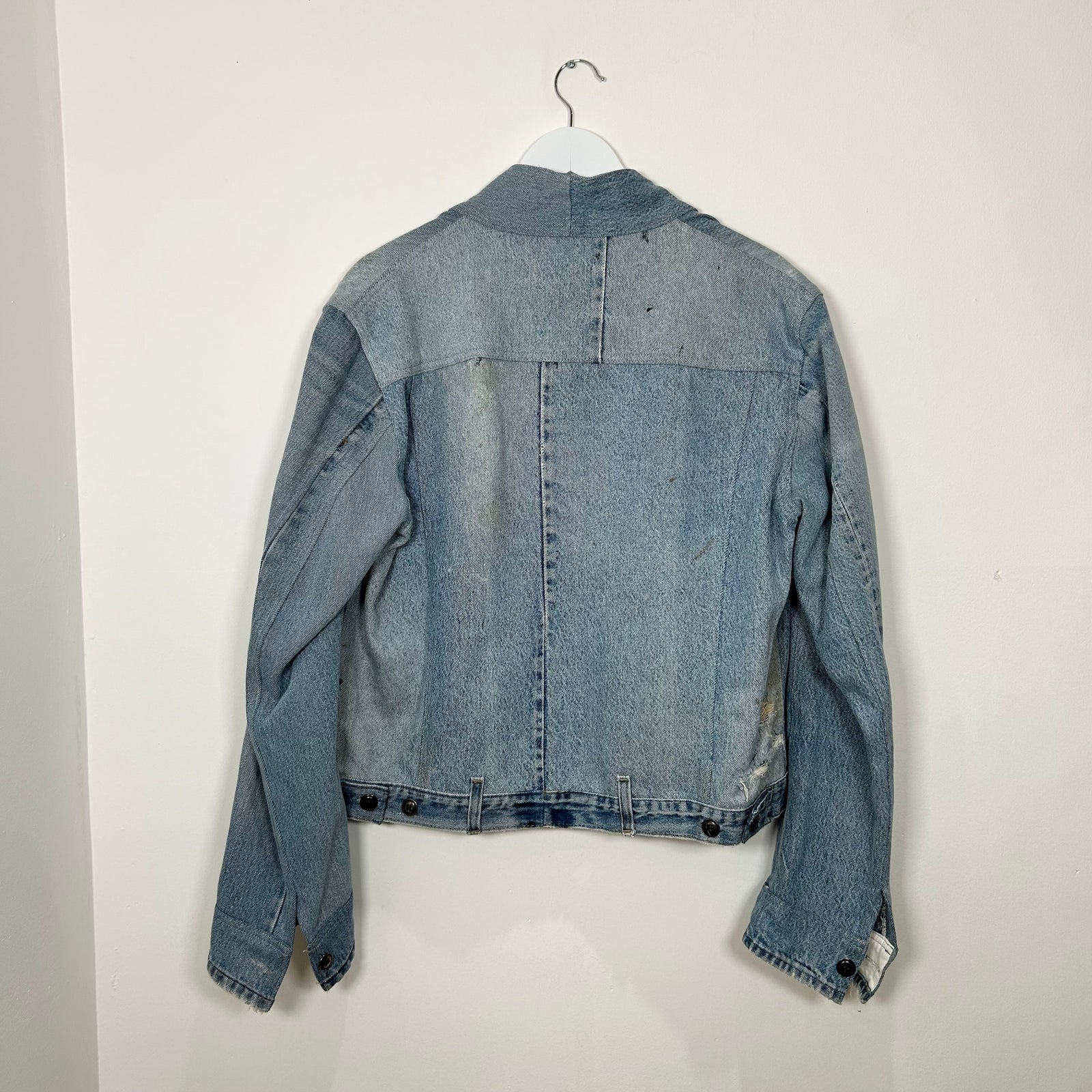 Greg Lauren Jean Patchwork GL1 Jacket Size 3