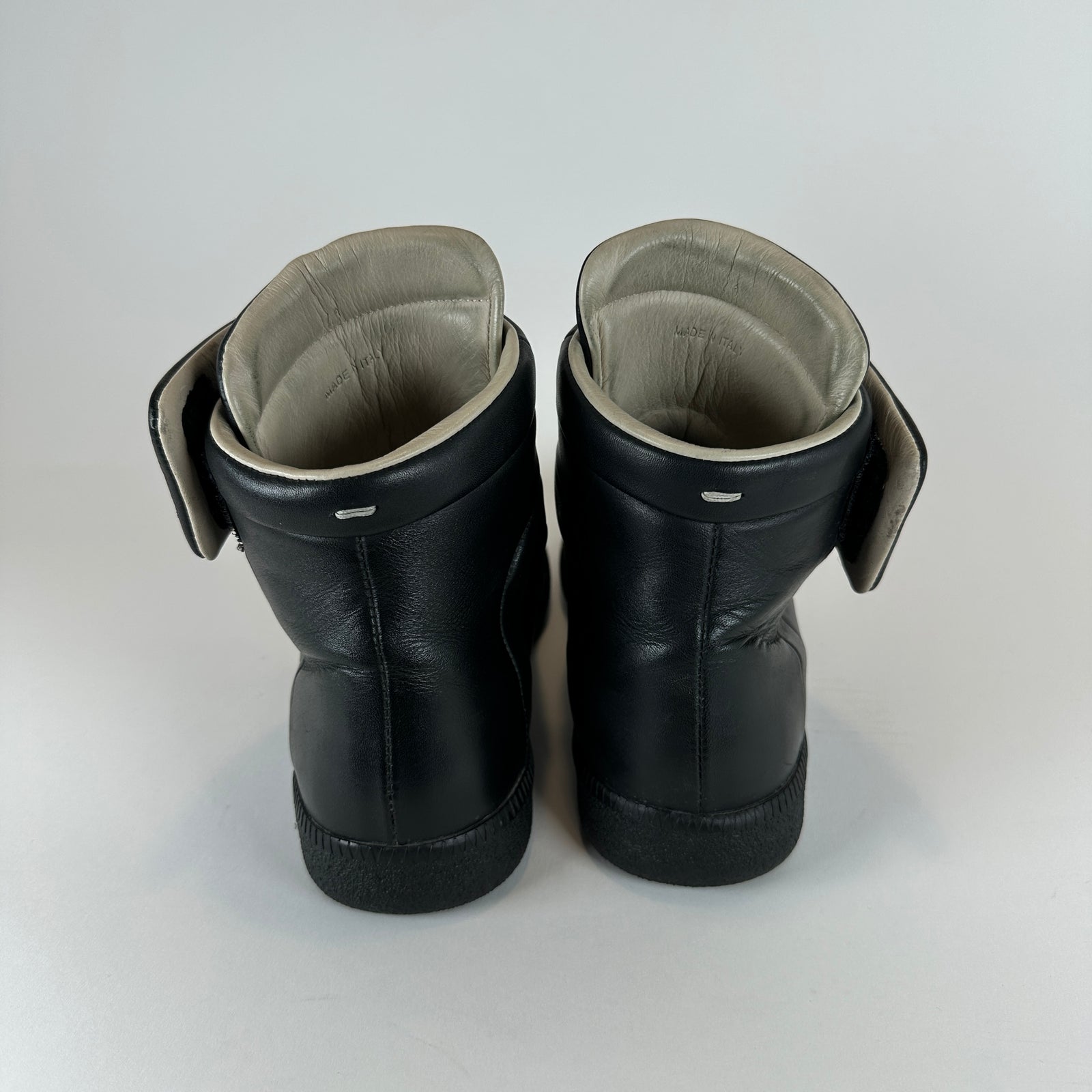 Maison Margiela Re-Edition Black Leather Hightop Futures