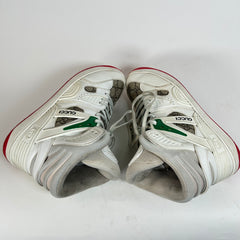 Gucci White/Red Gucci Basket High-Top Sneaker Size GG 8