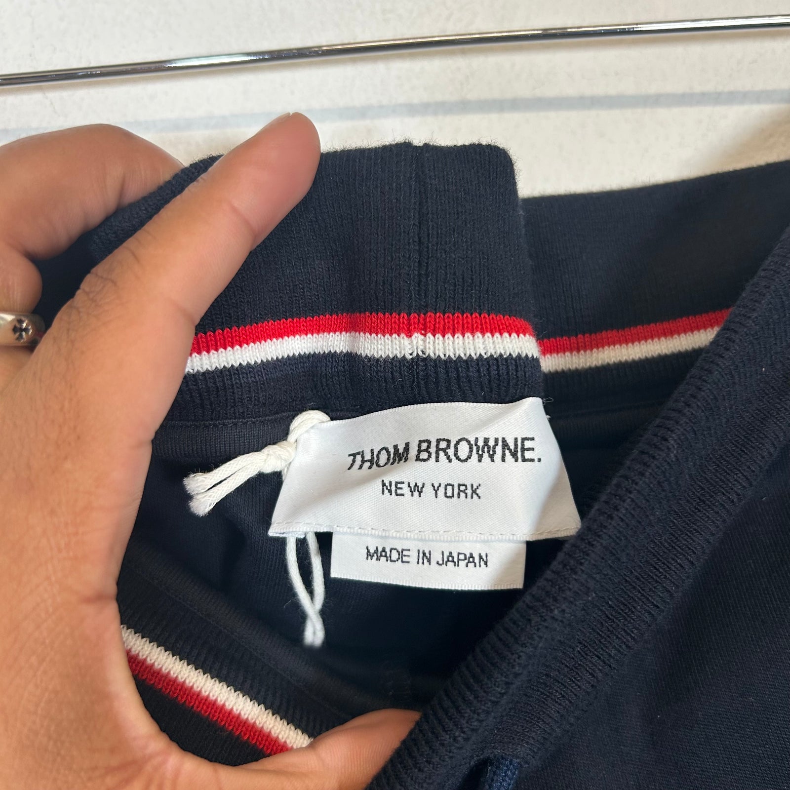 Thom Browne Navy Striped Sweatpants Size 4