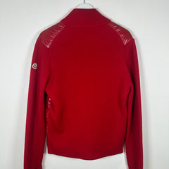Moncler Puffer Cardigan Knit Jacket Size M