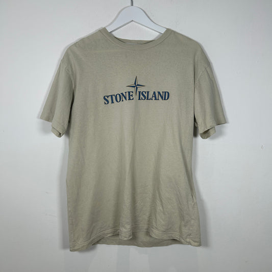 Stone Island Spell-out Logo T-Shirt Size L
