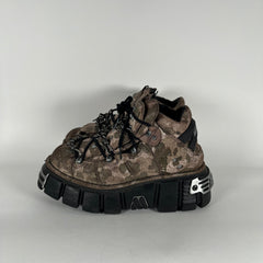 New Rock x Jaded London Distressed Camo Guerilla Tower Boots Size 12