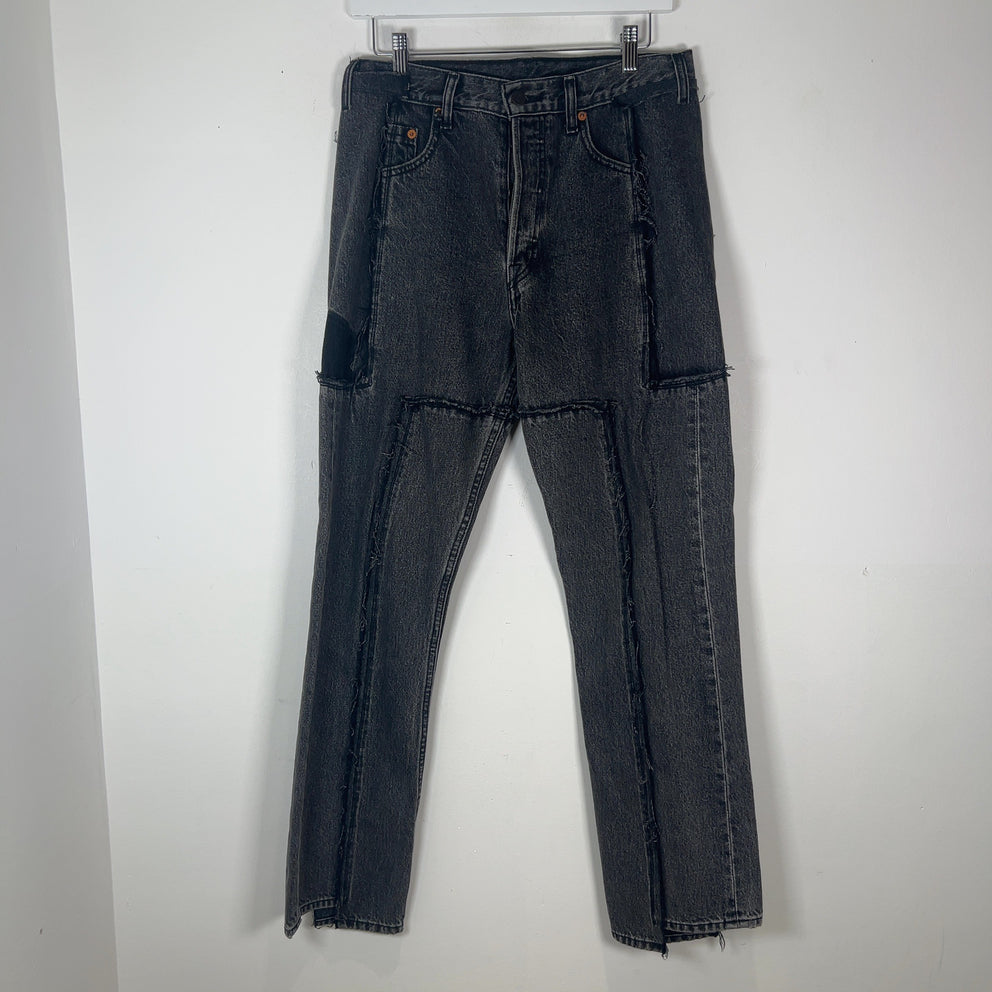Vetements x Levis Reconstructed Straight Fit Denim Jeans