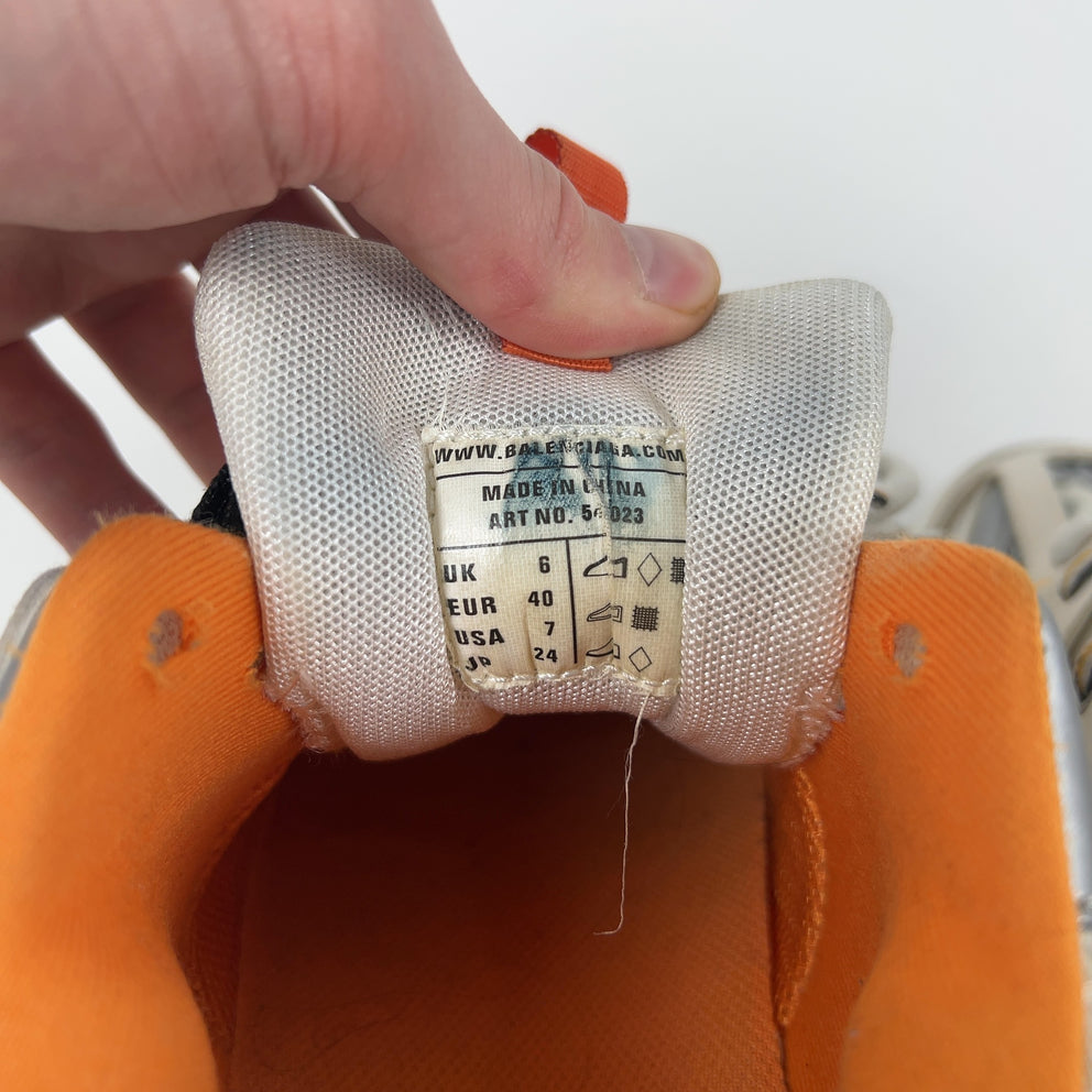 Balenciaga Track Orange/White Low-Top Sneaker