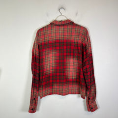 Vale Red 'Valley Dreams' Rhinestone Flannel Shirt