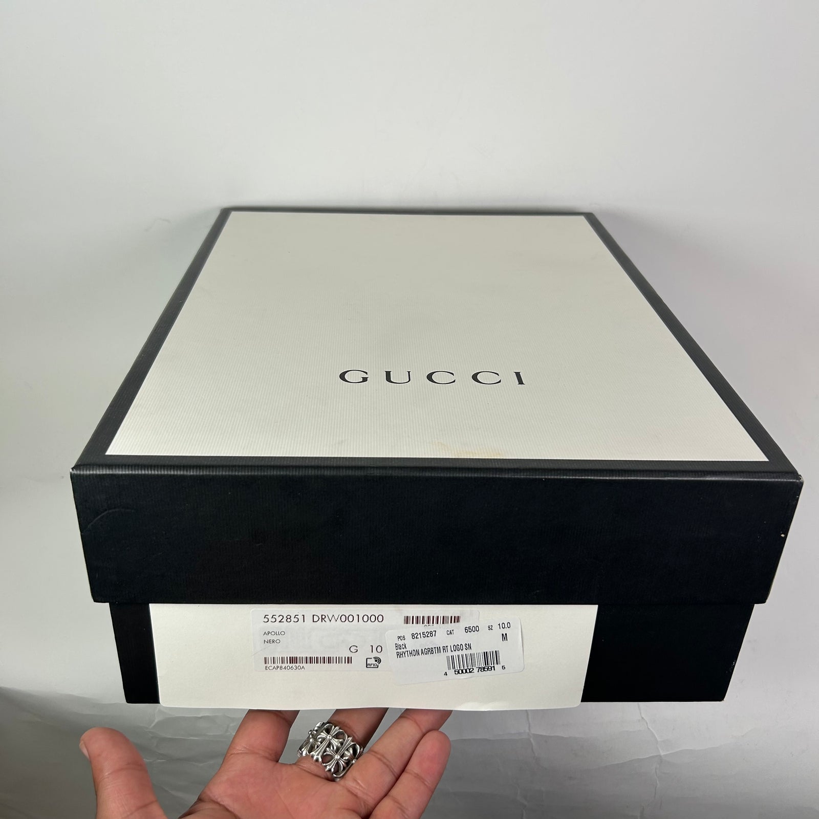 Gucci Iridescent Logo Rhyton Sneaker