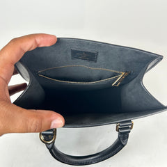 Louis Vuitton Black Epi Leather Sac Plat BB Bag