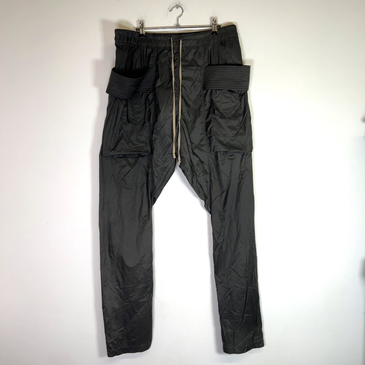 Rick Owens SS17 Nylon Creatch Cargo Pants
