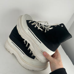 Alexander McQueen Black TreadSlick Size 12