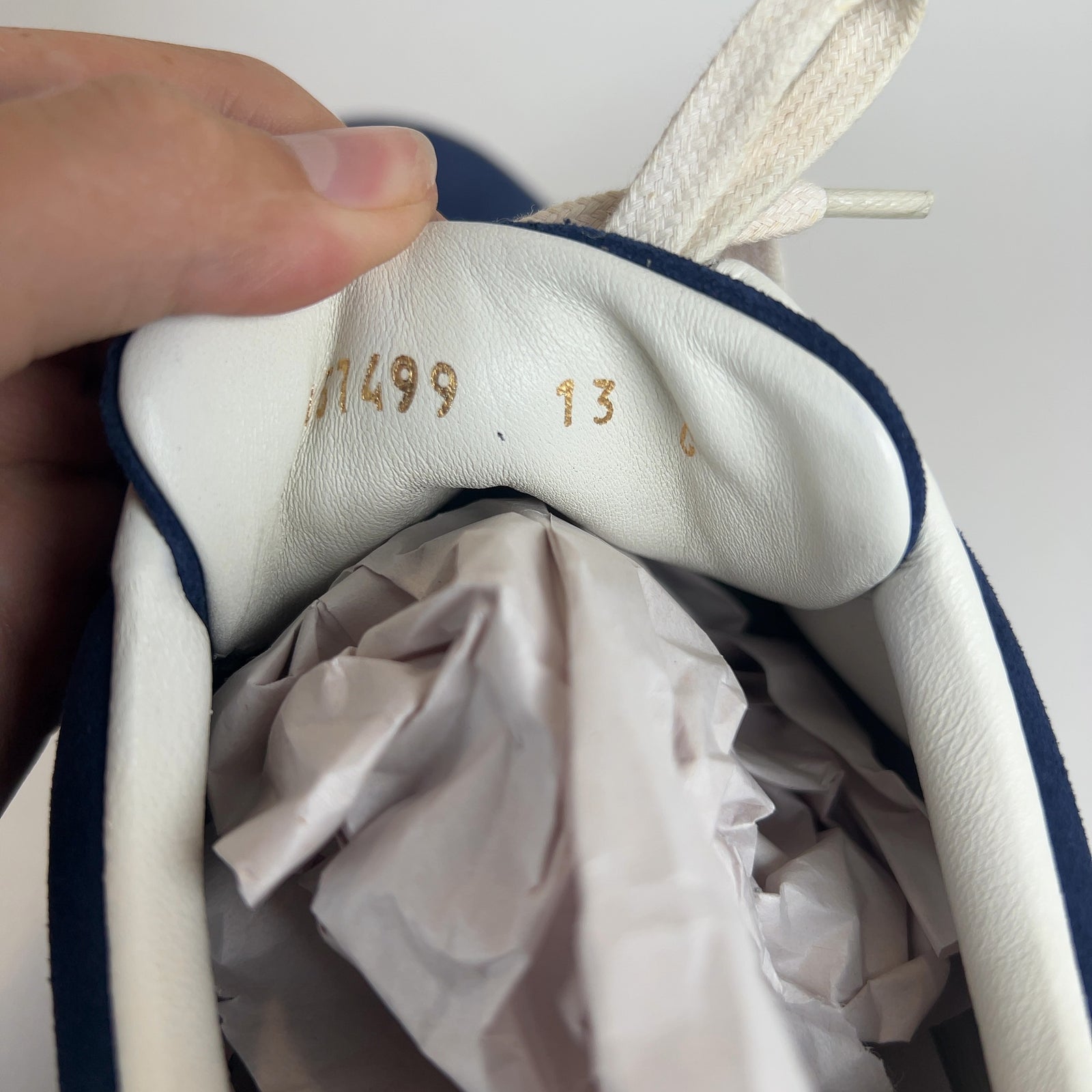 Gucci Boulevard Script Logo Suede Lowtop Sneakers