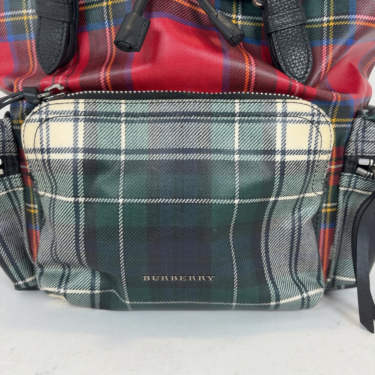 Burberry Tartan Patchwork Backpack