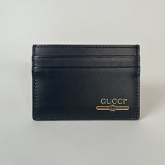 Gucci Vintage Motif Logo Card Holder
