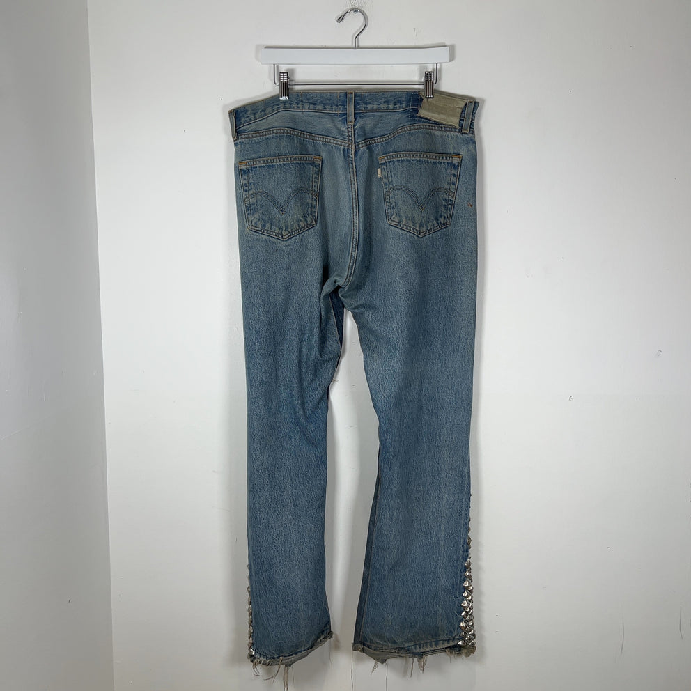 Gallery Dept Studded Rodman LA Flare Jeans Size 34