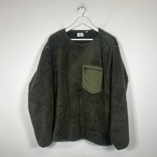 Engineered Garments x Uniqlo Olive Fleece Pullover Size L