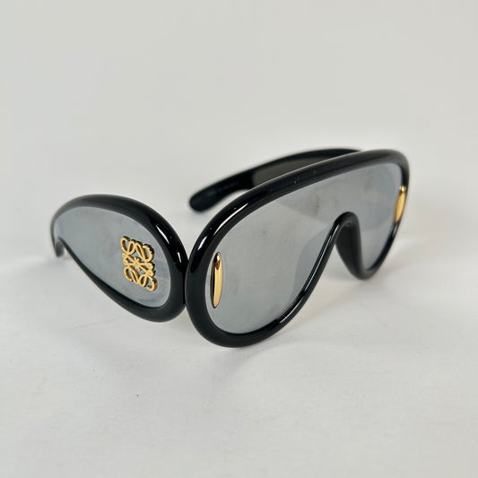 Loewe Black Anagram Mask Sunglasses