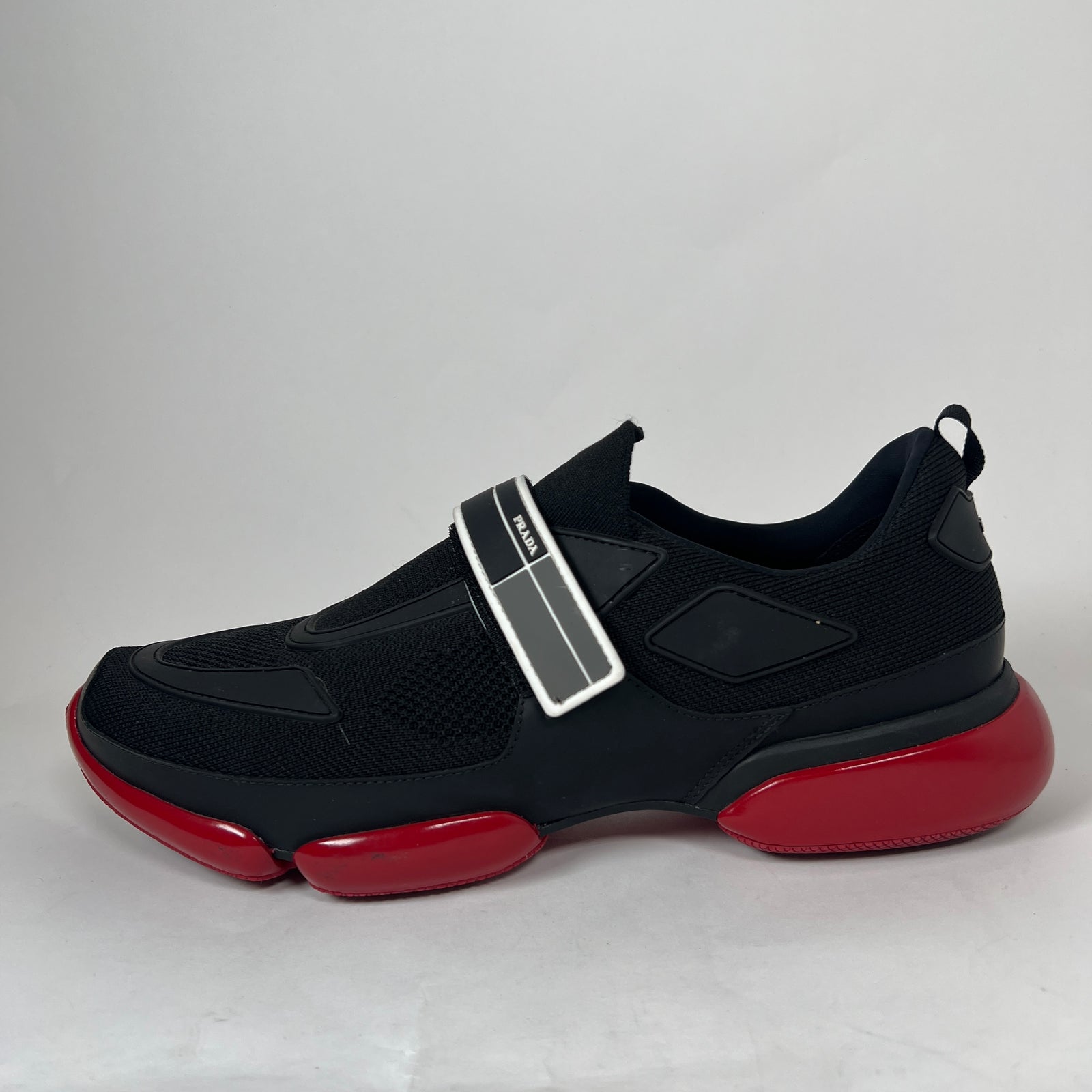 Prada Black/Red Cloudbust Sneaker 10