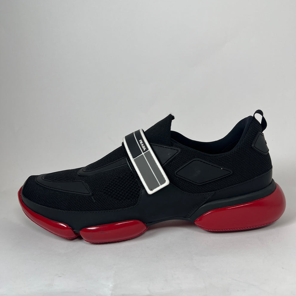 Prada Black/Red Cloudbust Sneaker 10