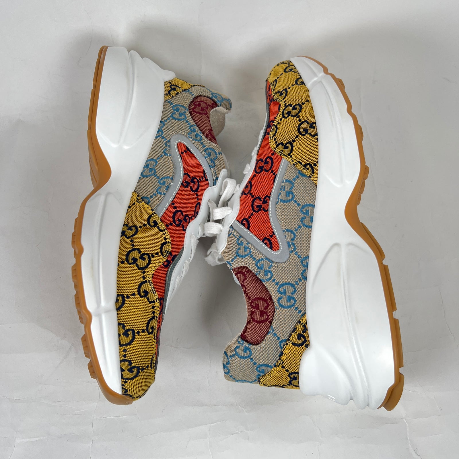 Gucci Multi Color Rhyton Sneaker Size GG 8.5