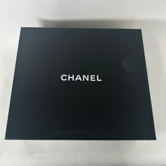 Chanel Black Interlocking CC Braided Tweed Sandals Size 40