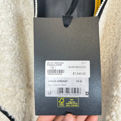 Moncler Genius x Fragment White Wool Jacket Size XL