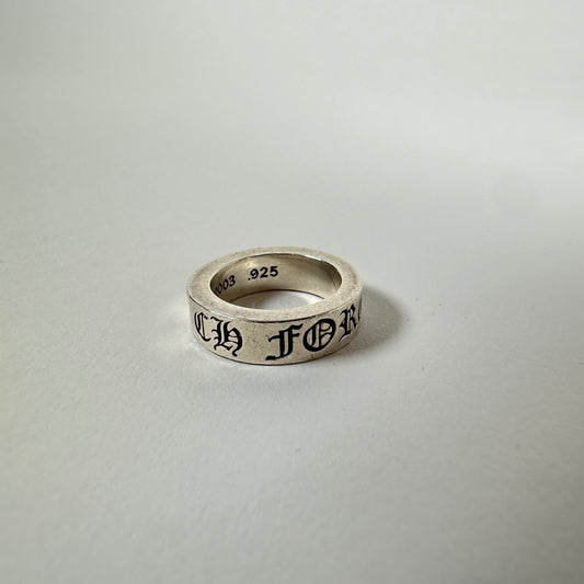 Chrome Hearts 'Forever' Ring Size 5