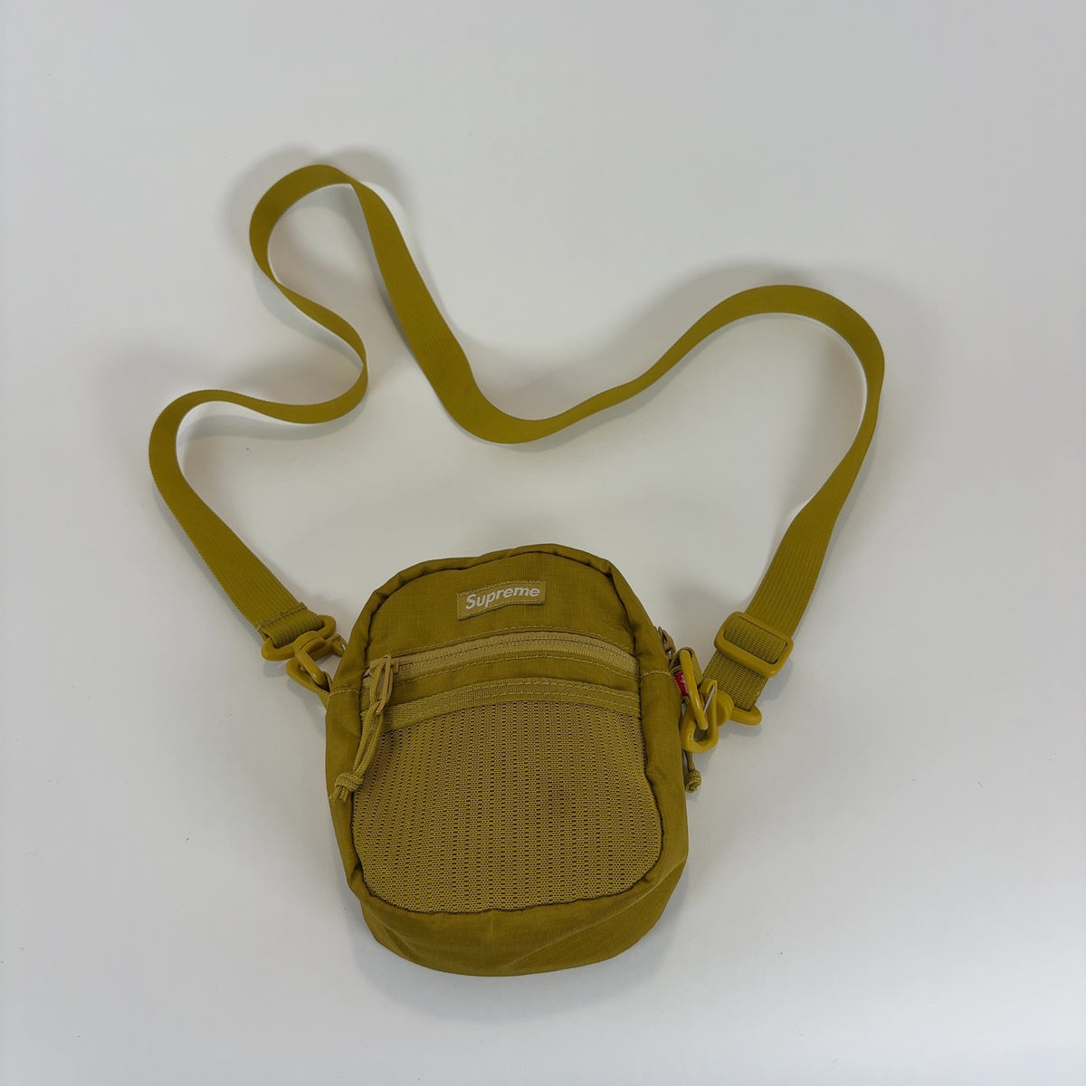 Supreme Yellow Nylon Side Bag
