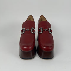 Gucci Lady Horsebit Loafer Pumps Size 40.5