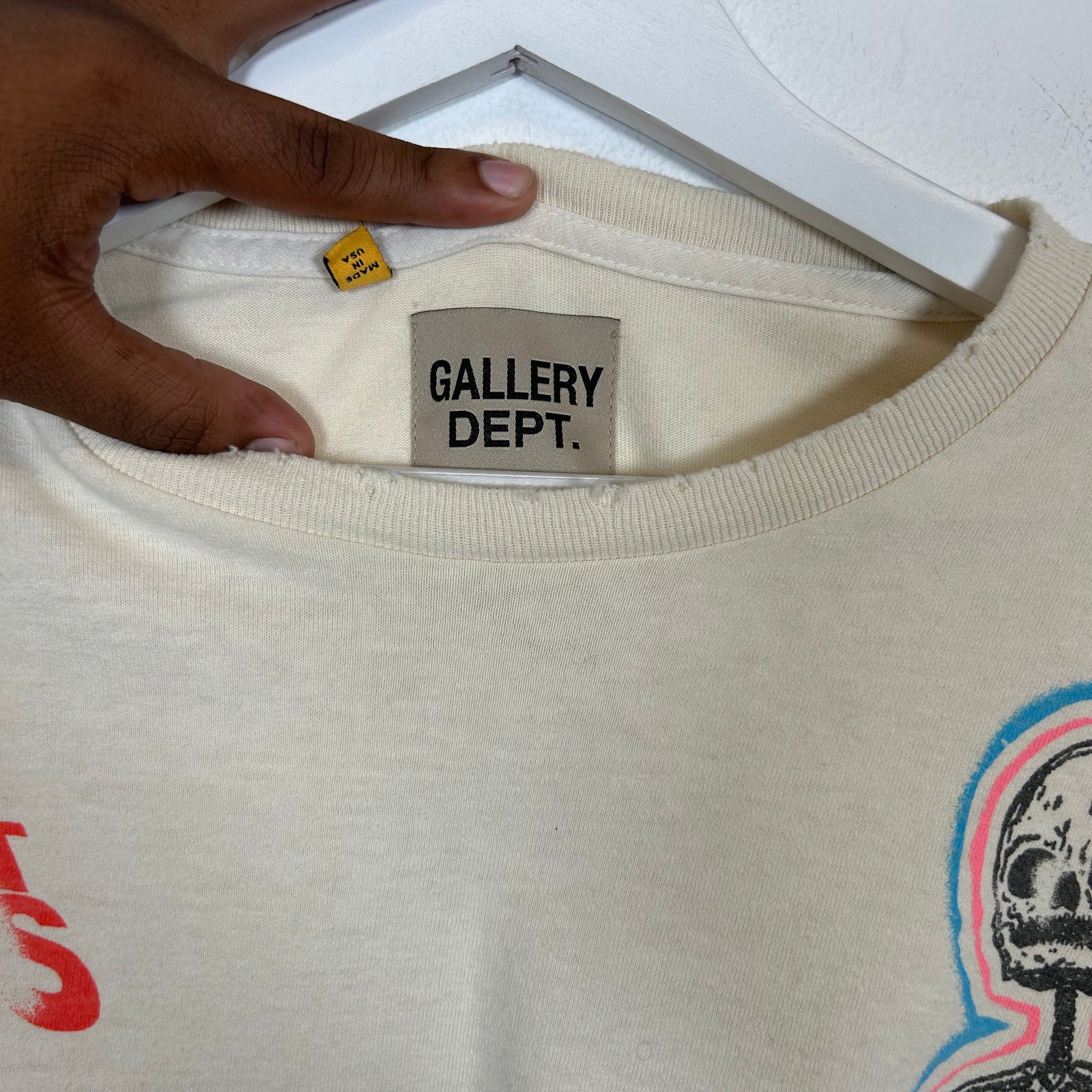 Gallery Dept Beige Illadox Tee Size M