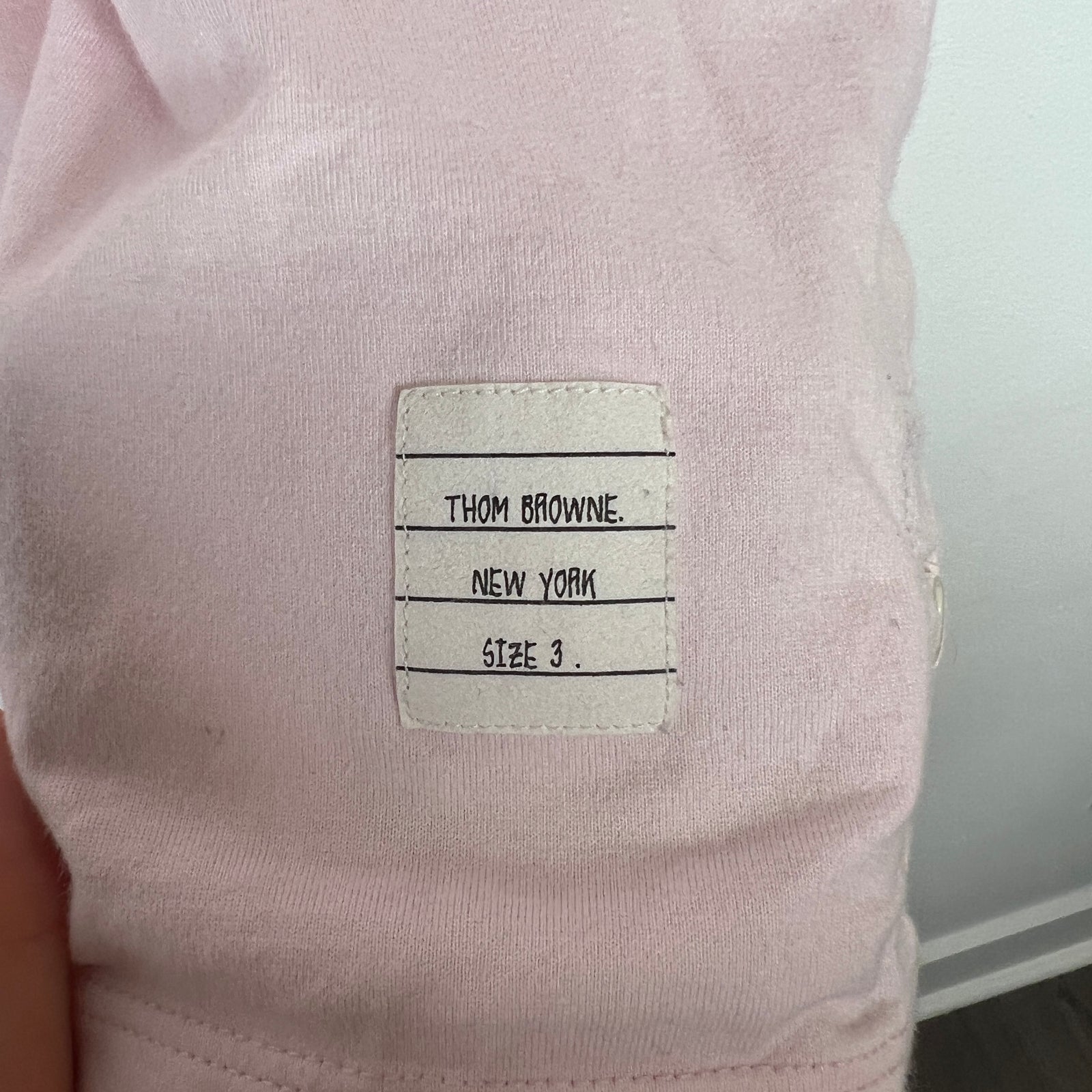 Thom Browne Pink T-Shirt Size L