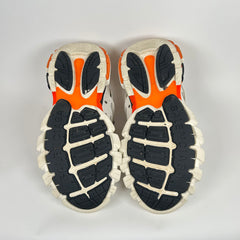 Balenciaga White/Orange Track Sneakers Size 45
