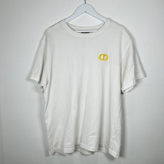 Dior 'CD' Logo White T-Shirt Size 3XL