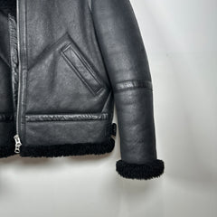 Acne Sherling Flight Jacket Size 48