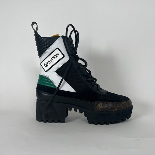 Louis Vuitton Laureate Platform Desert Boots Size 38