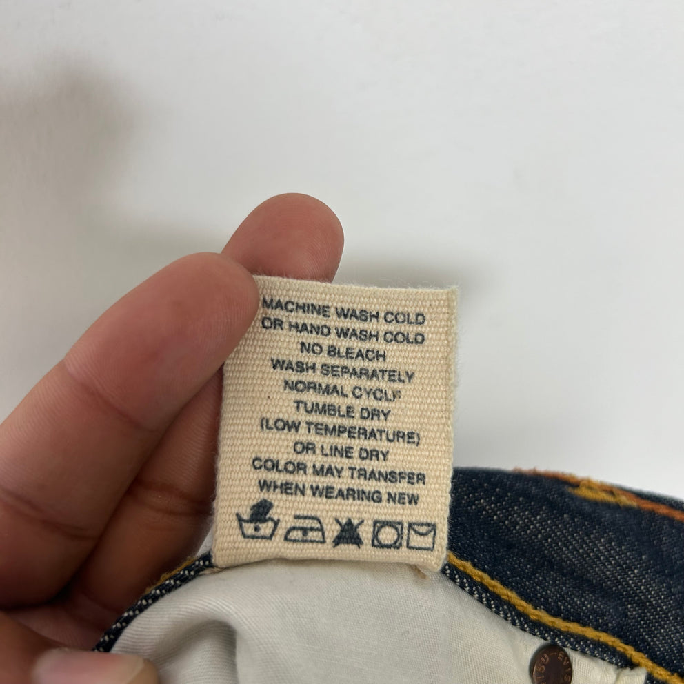 Evisu Indigo Genes Seagull Denim Jeans