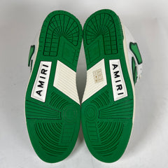Amiri White/Green Chunky Skel Low-Top Sneaker Size 42
