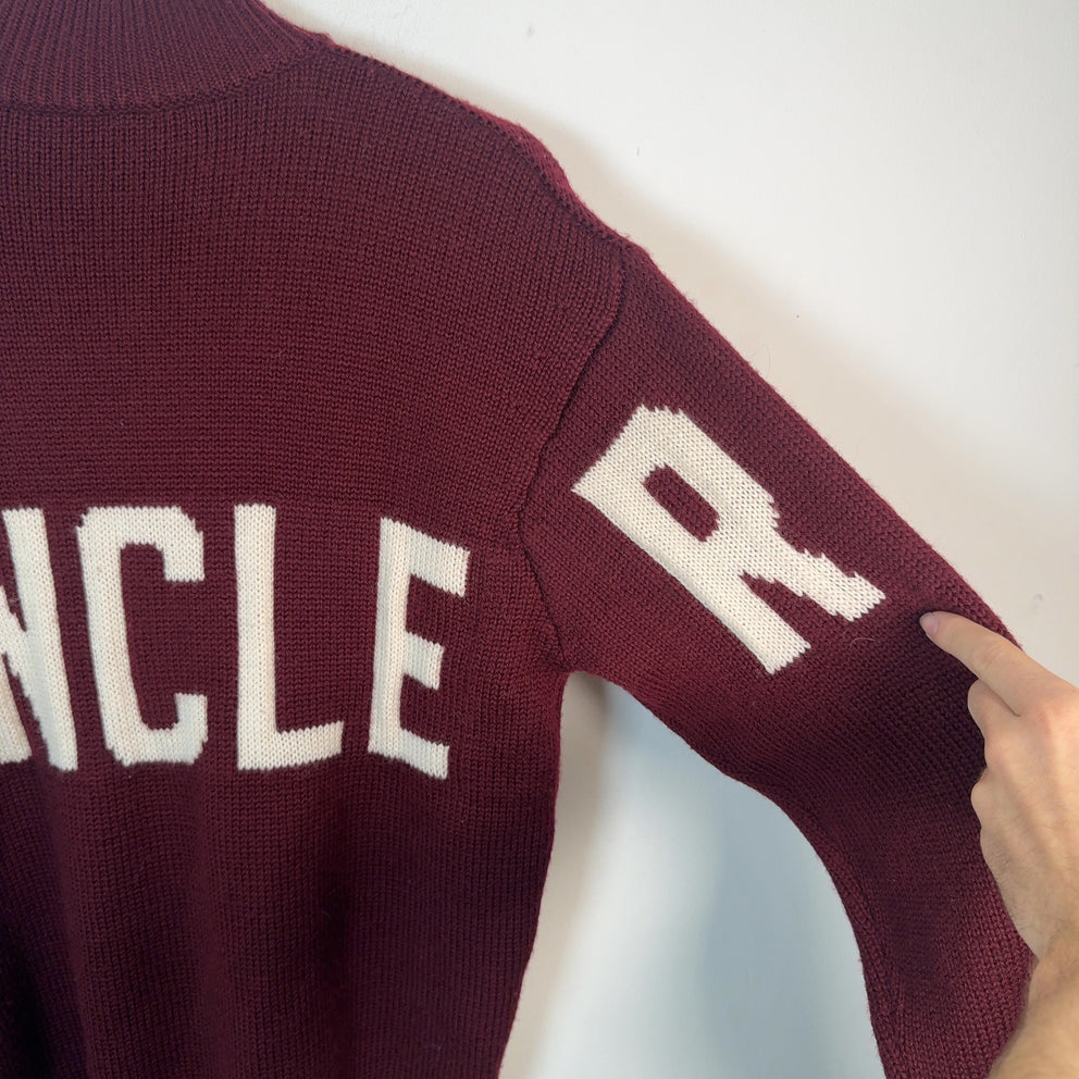 Moncler Maglione Spell Out Knit Sweater