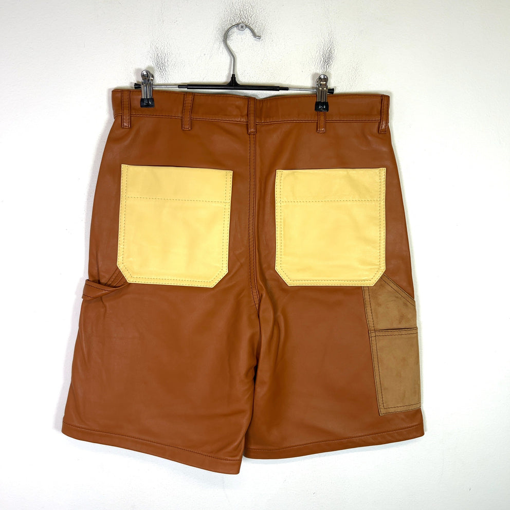 Marni Leather Cargo Shorts