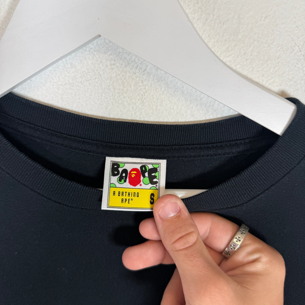 Bape Black 'Master' Logo Longsleeve Size S