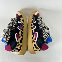 Lanvin Animal Print Curb Sneakers Size 44
