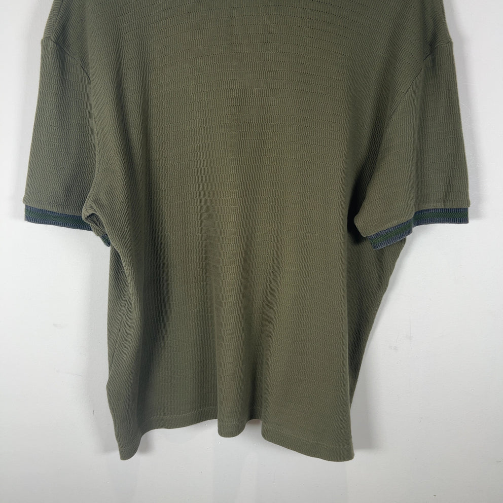 Thom Browne Striped Knit Polo