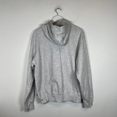 Supreme Grey Mini Box Logo Zip-Up Hoodie Size M