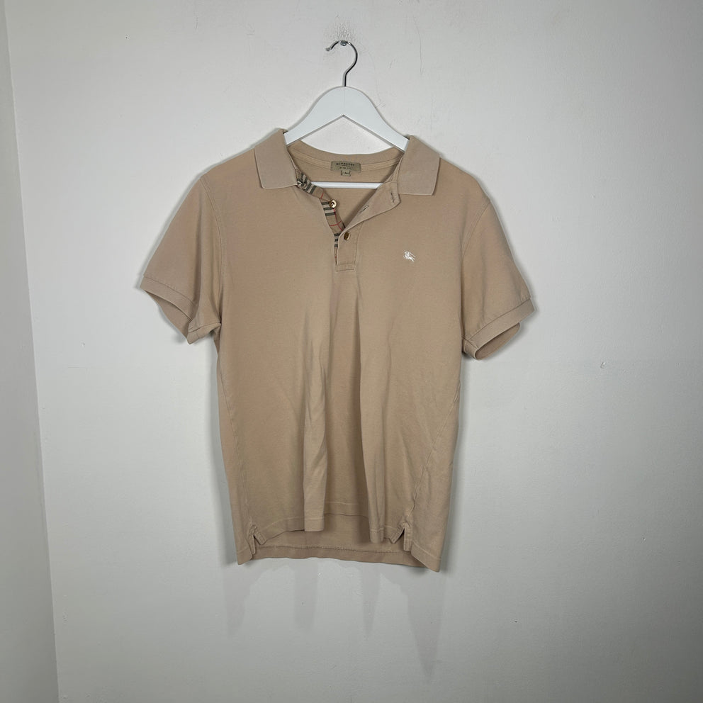 Burberry Brit Nova Plaid Polo Size Large