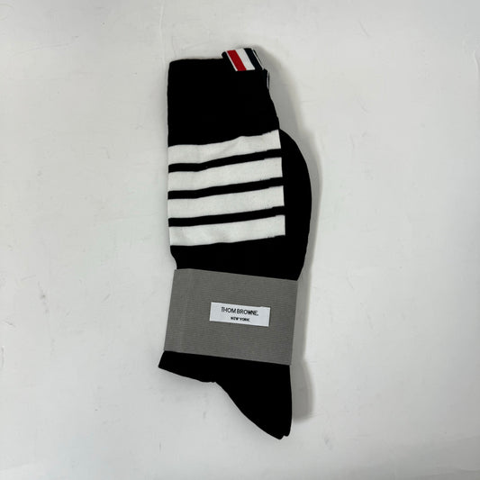 Thom Browne Black Stripe Socks