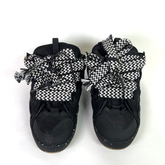 Lanvin Curb Black Suede Curb Sneakers