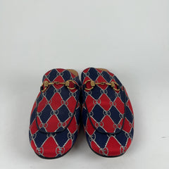 Gucci Rhombus GG Horsebit Princetown Mules
