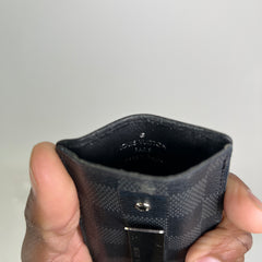 Louis Vuitton Damier Graphite Money Clip Wallet