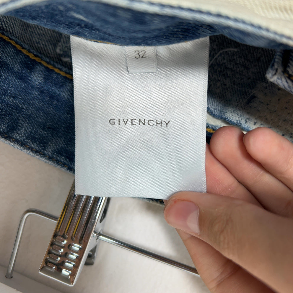 Givenchy Boro Tye-Dye Denim Jeans