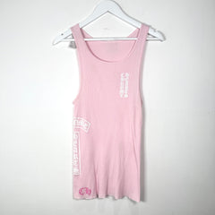 Chrome Hearts Pink T-Bar Tank-Top Size M